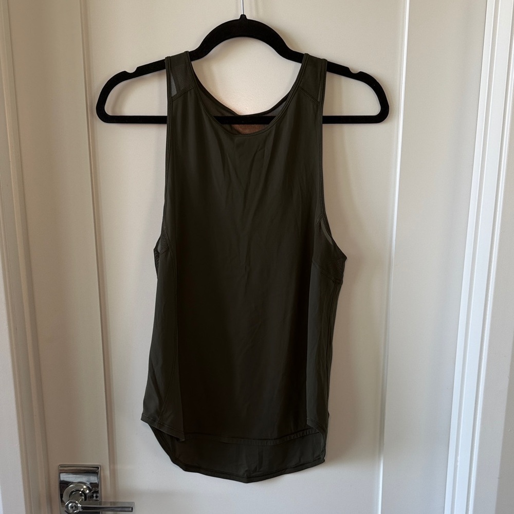 lululemon athletica Dark Green Tank Top